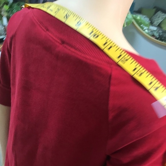 Express Red Dress Sweater - Picture 7 of 8